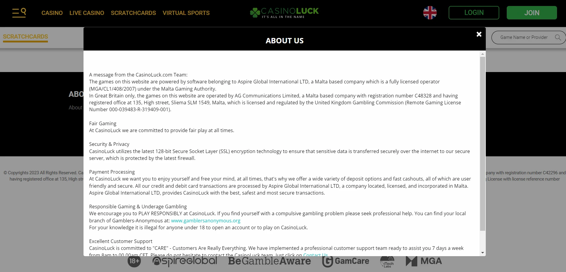 Casino Luck Screenshot