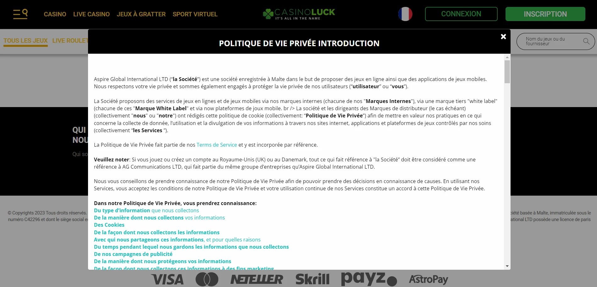 Casino Luck Screenshot