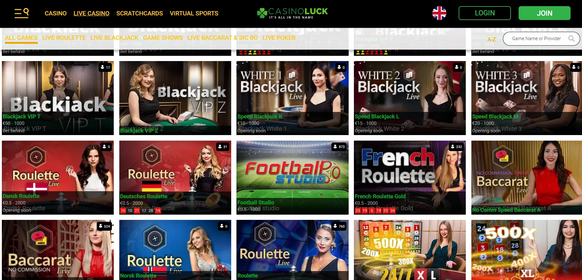 Casino Luck Screenshot