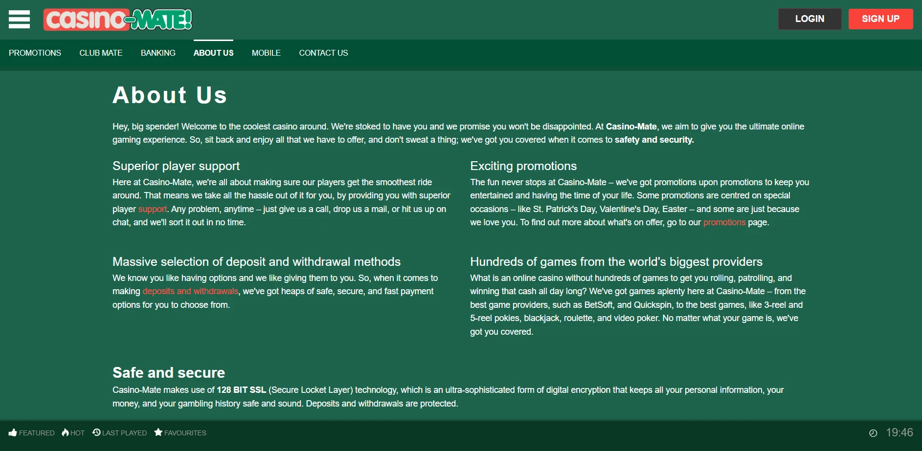 Casino Mate Screenshot