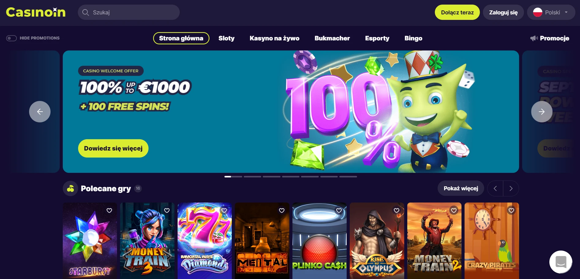 Casinoin Screenshot