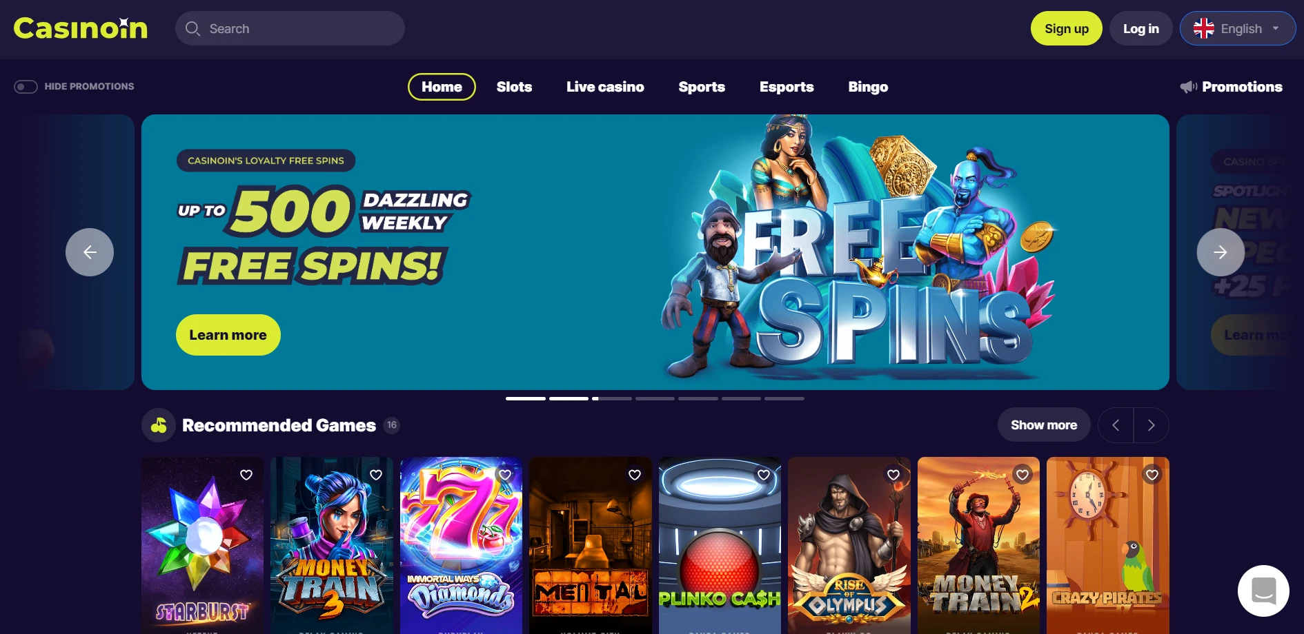 Casinoin Screenshot