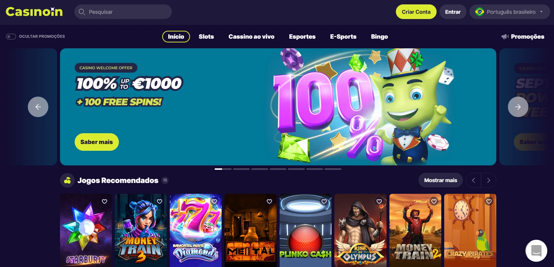 Casinoin Screenshot