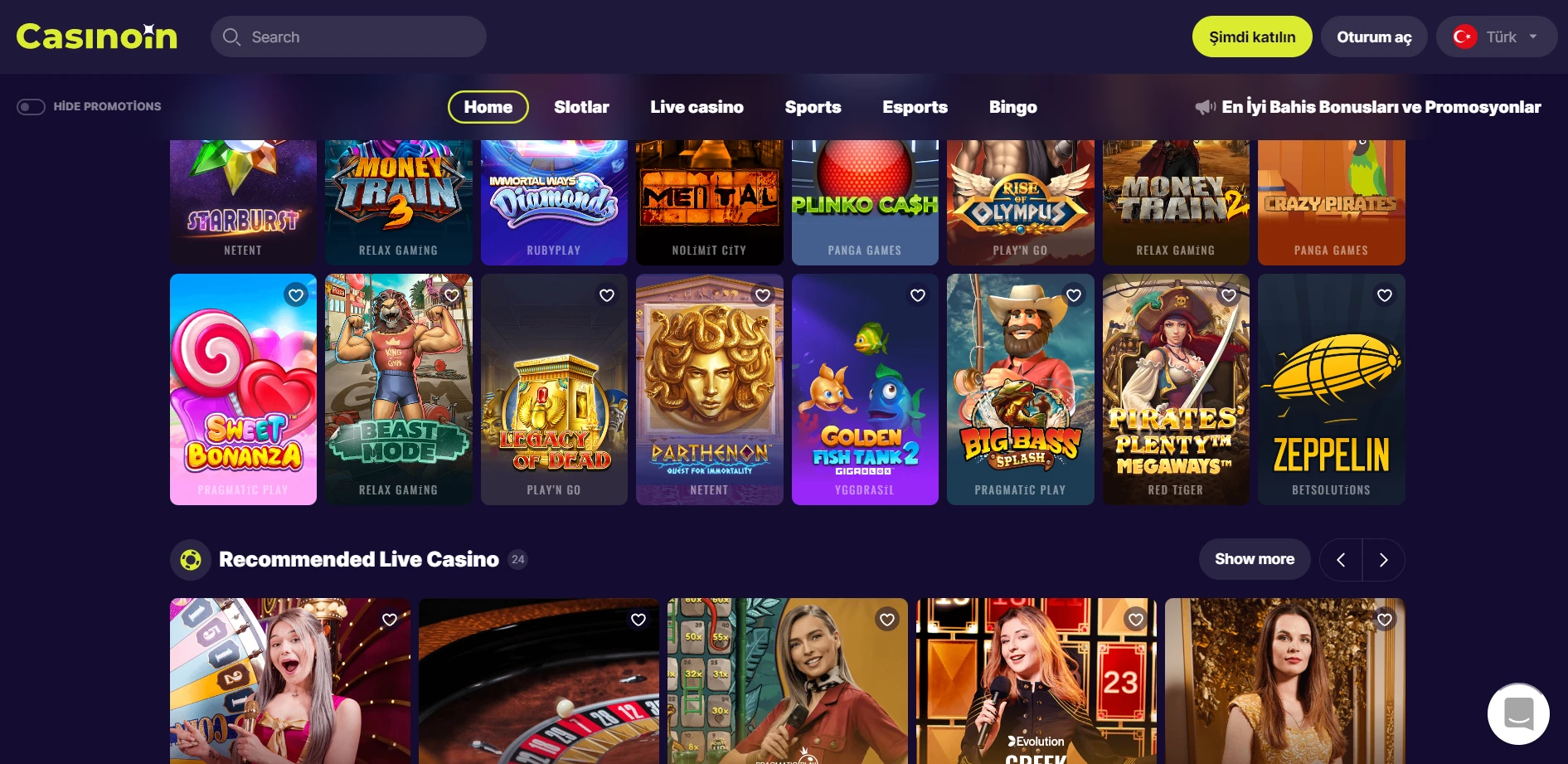 Casinoin Screenshot