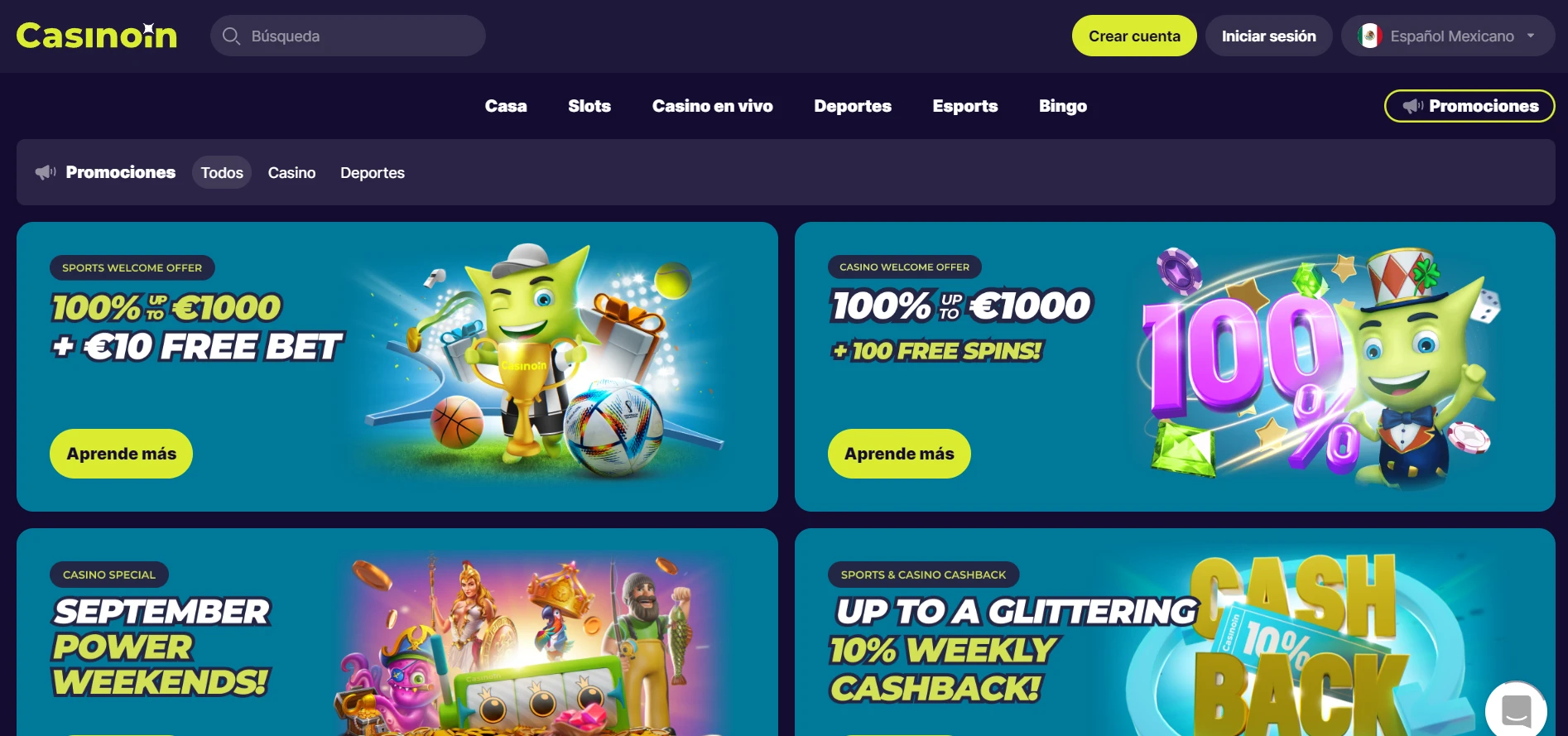 Casinoin Screenshot
