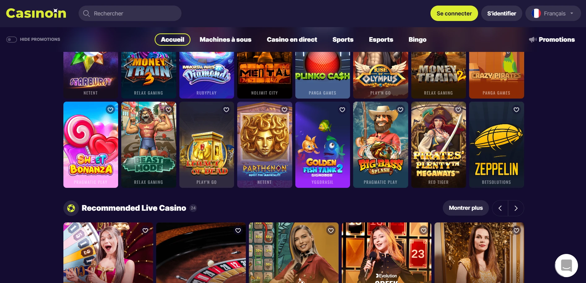 Casinoin Screenshot