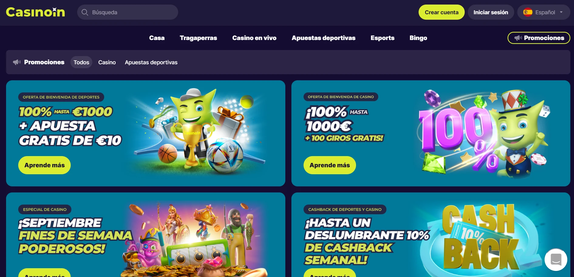 Casinoin Screenshot