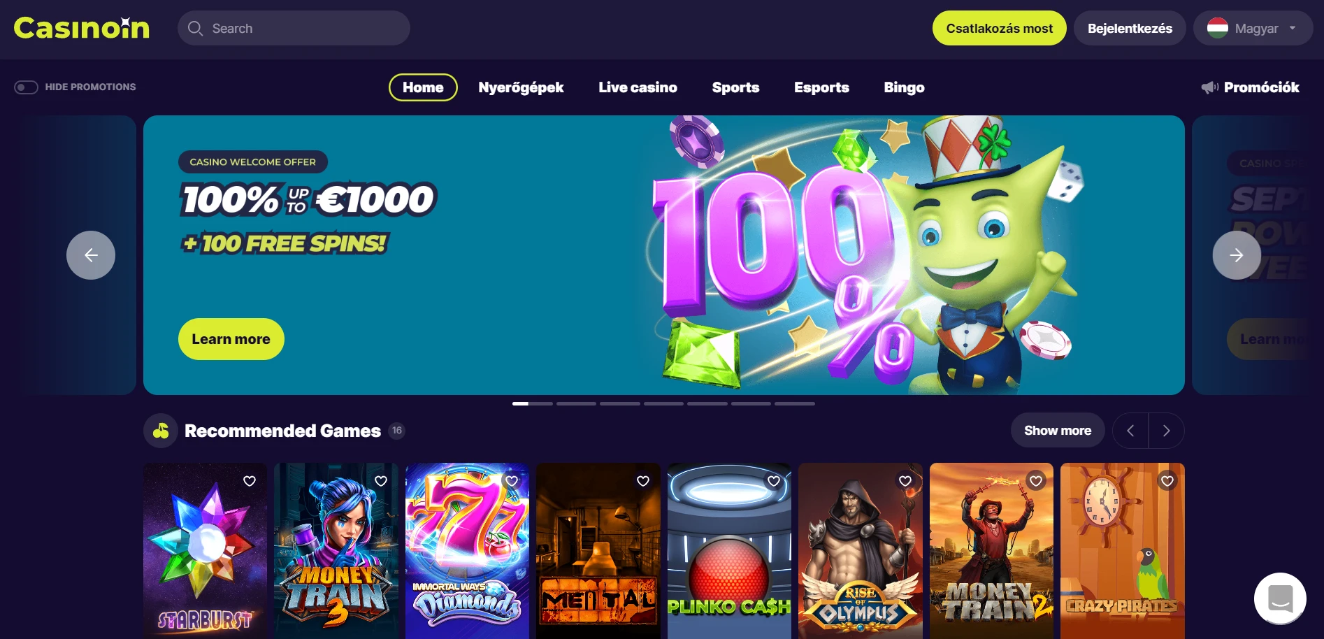 Casinoin Screenshot