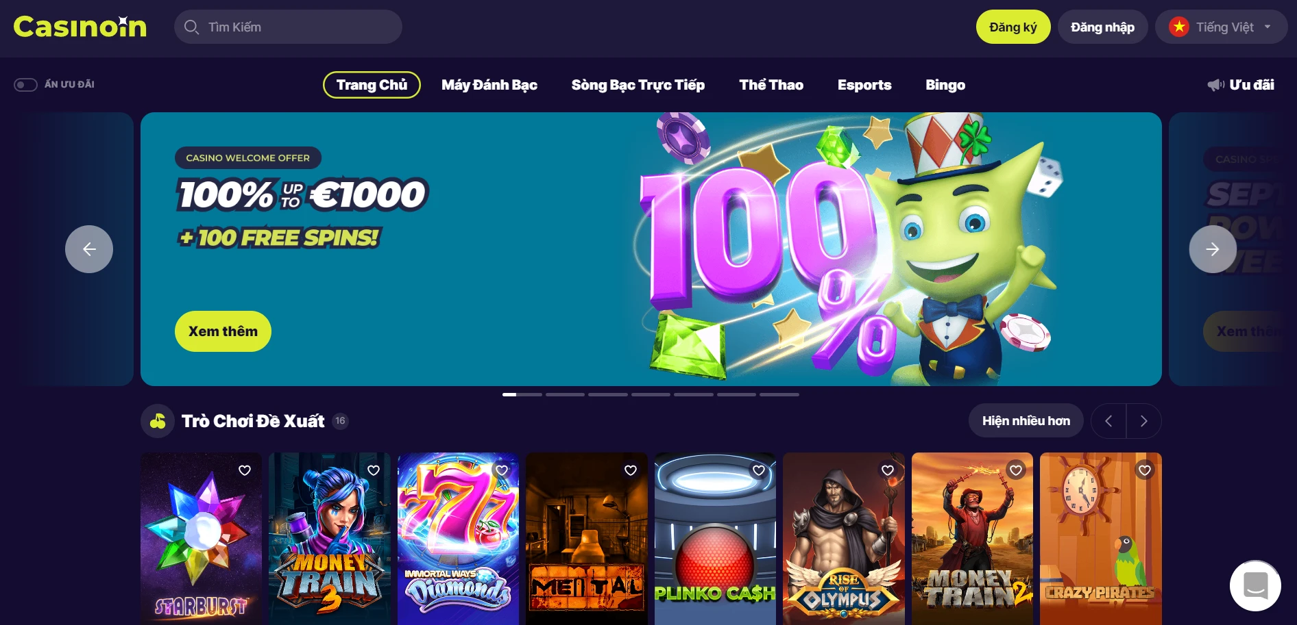 Casinoin Screenshot