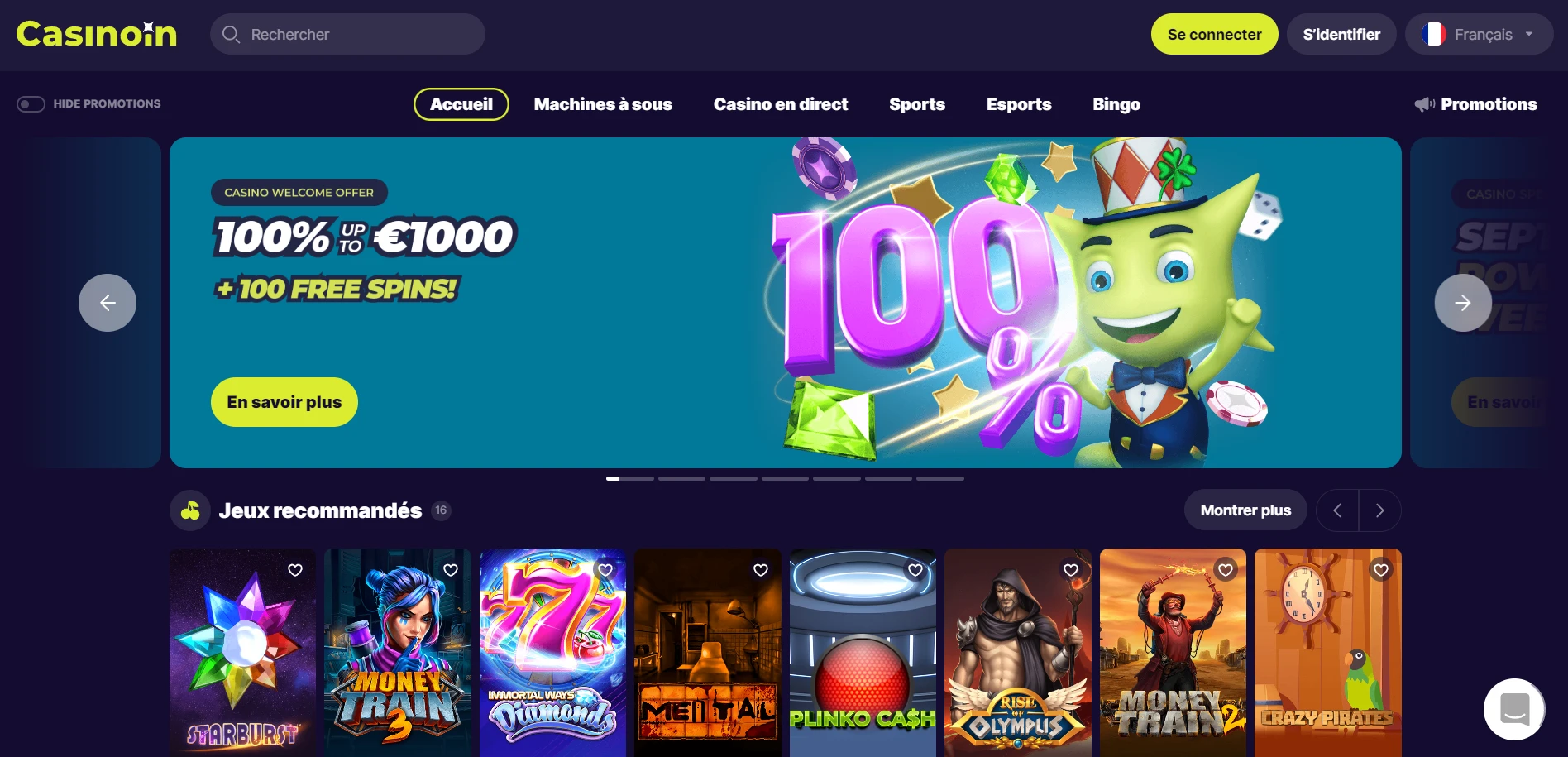 Casinoin Screenshot