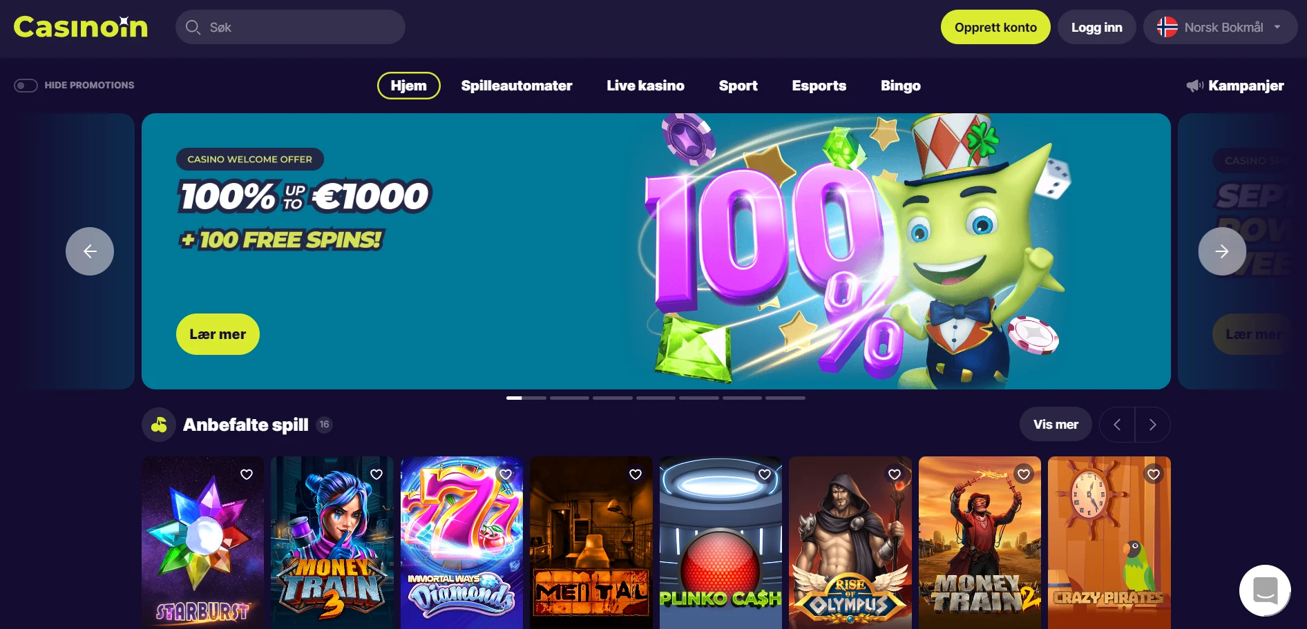 Casinoin Screenshot
