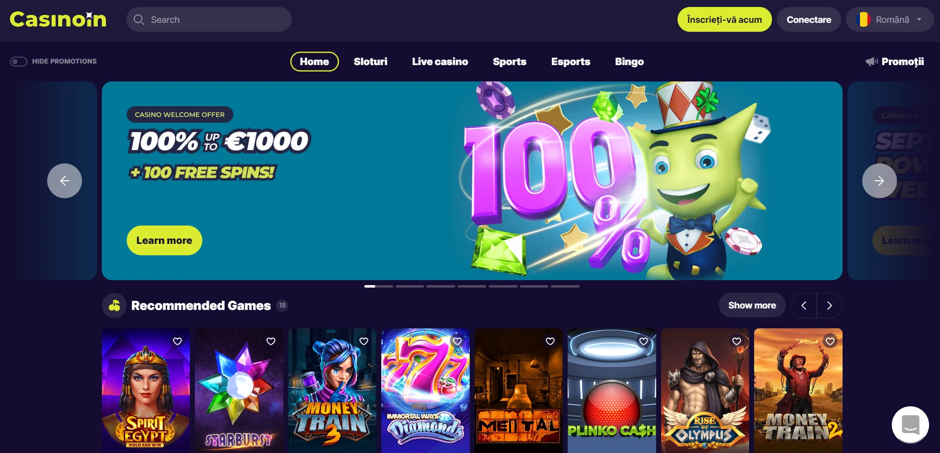 Casinoin Screenshot