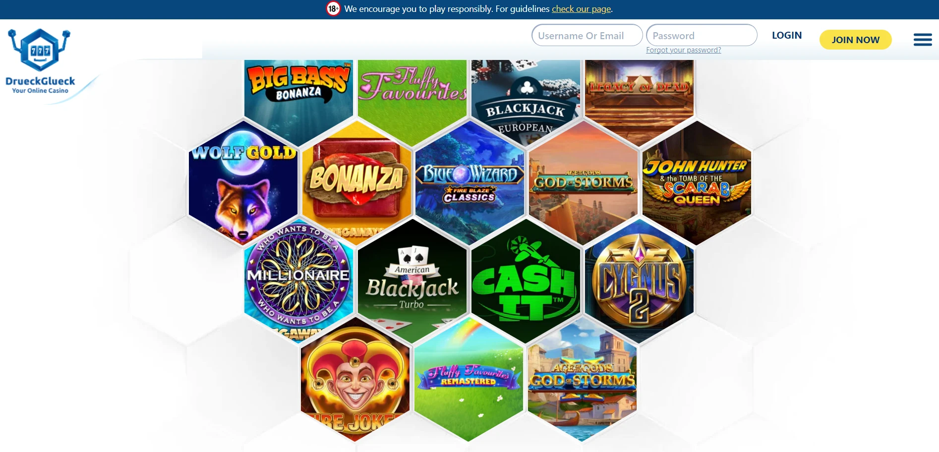 Drueckglueck Casino Screenshot