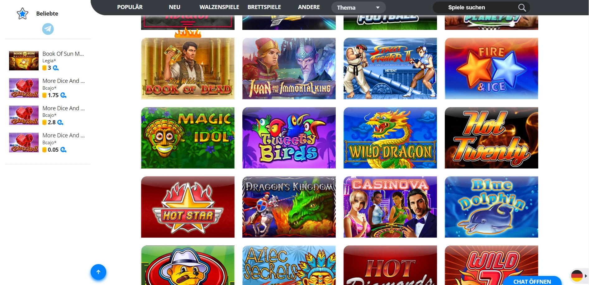 EgoCasino Screenshot