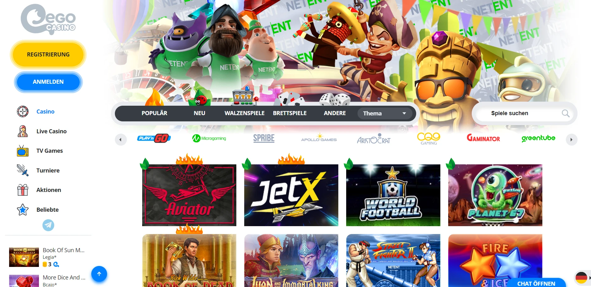EgoCasino Screenshot