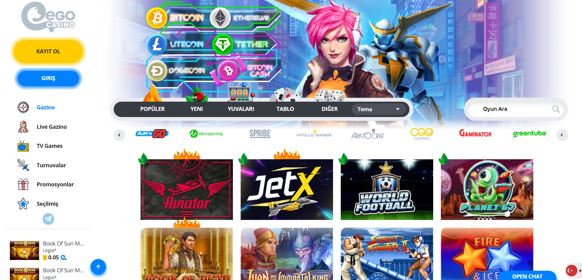 EgoCasino Screenshot