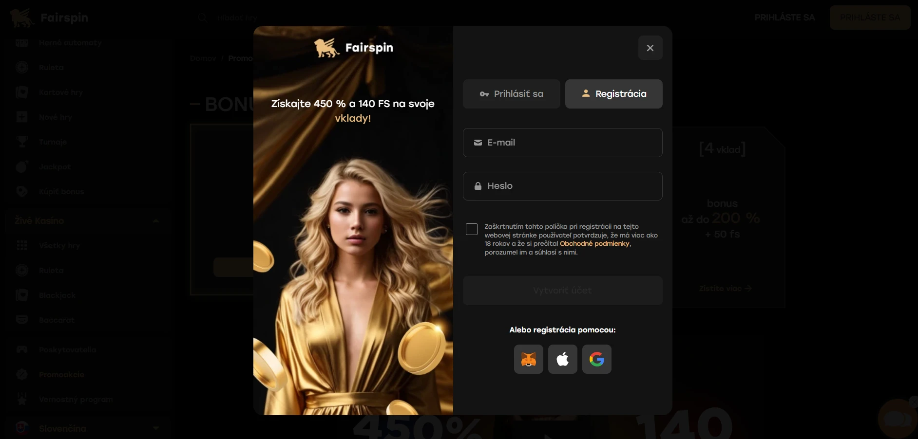 Fairspin Casino Screenshot