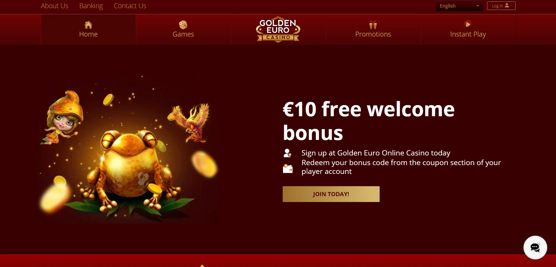 Golden Euro Casino Screenshot