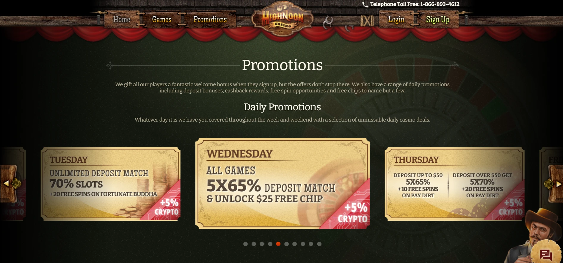 High Noon Casino Screenshot