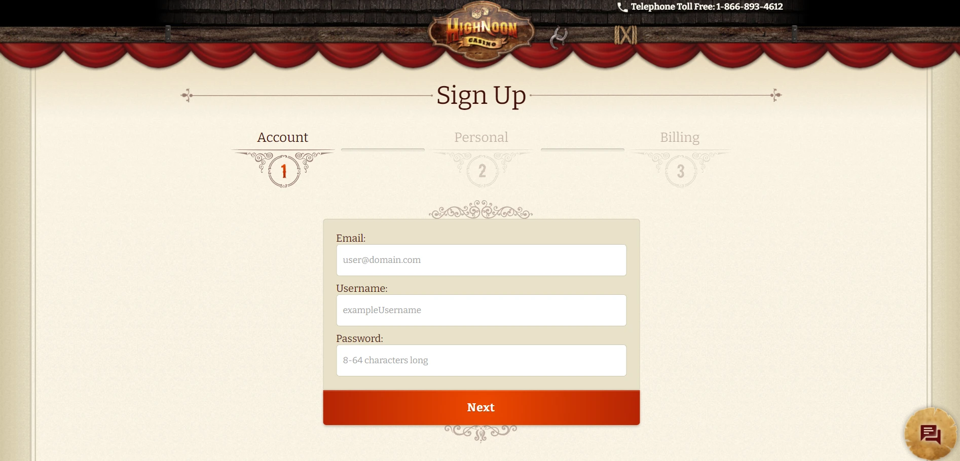 High Noon Casino Screenshot