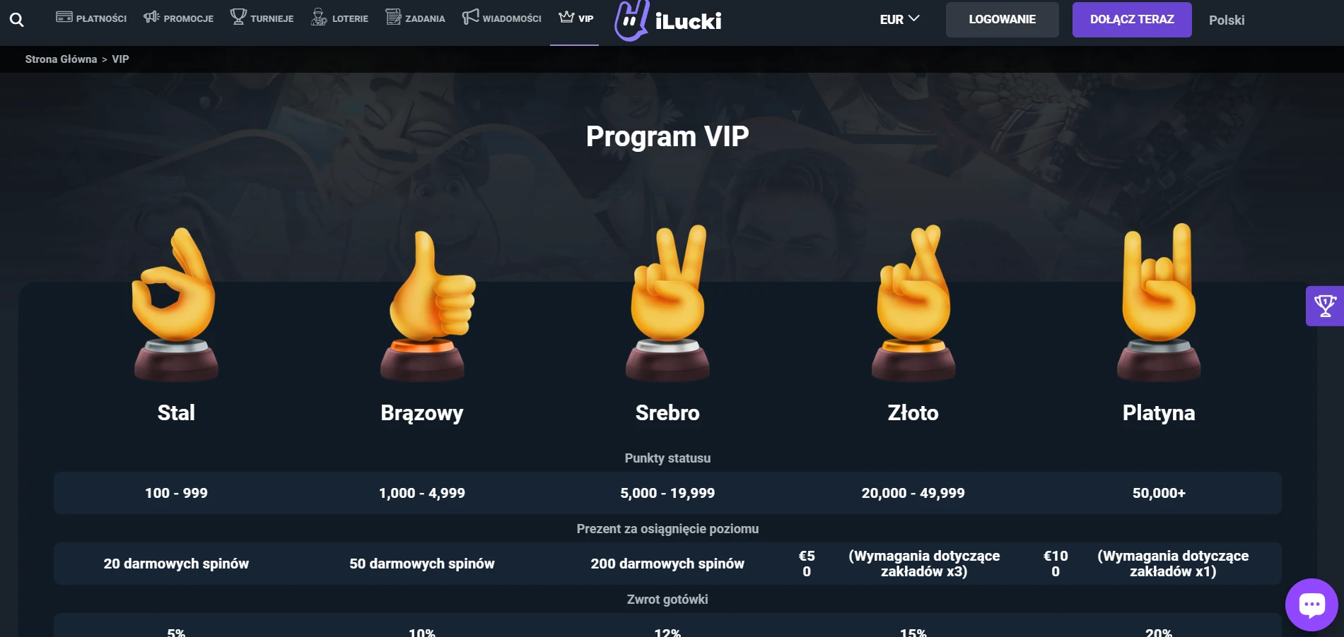 iLucki Casino Screenshot