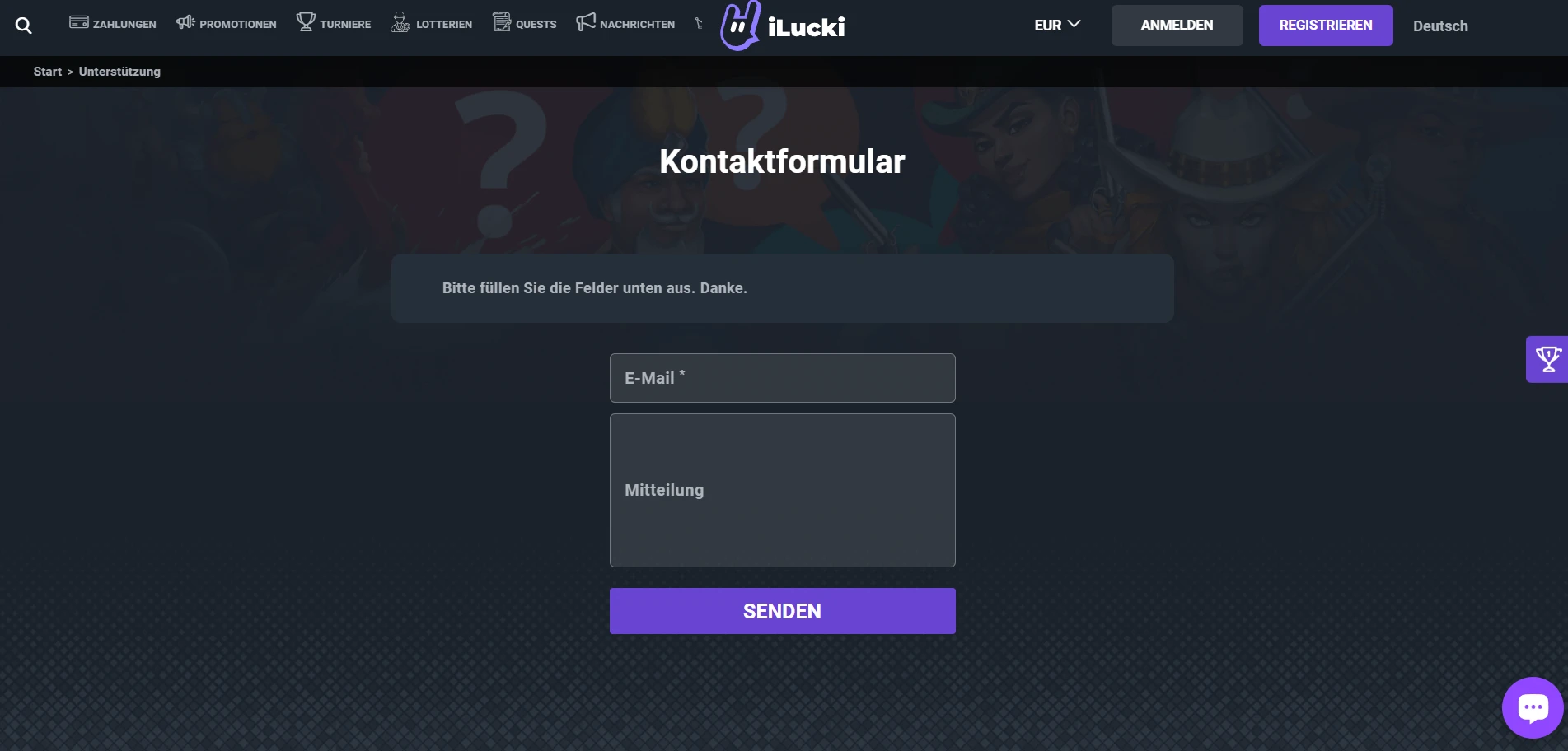 iLucki Casino Screenshot