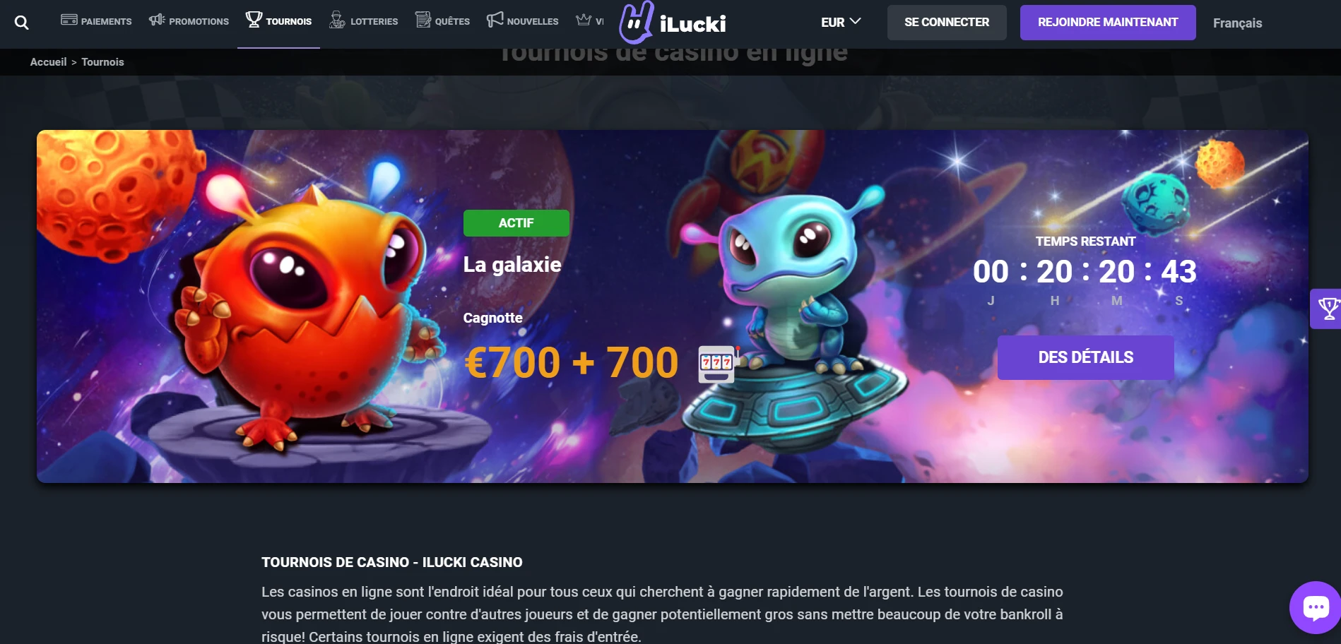 iLucki Casino Screenshot