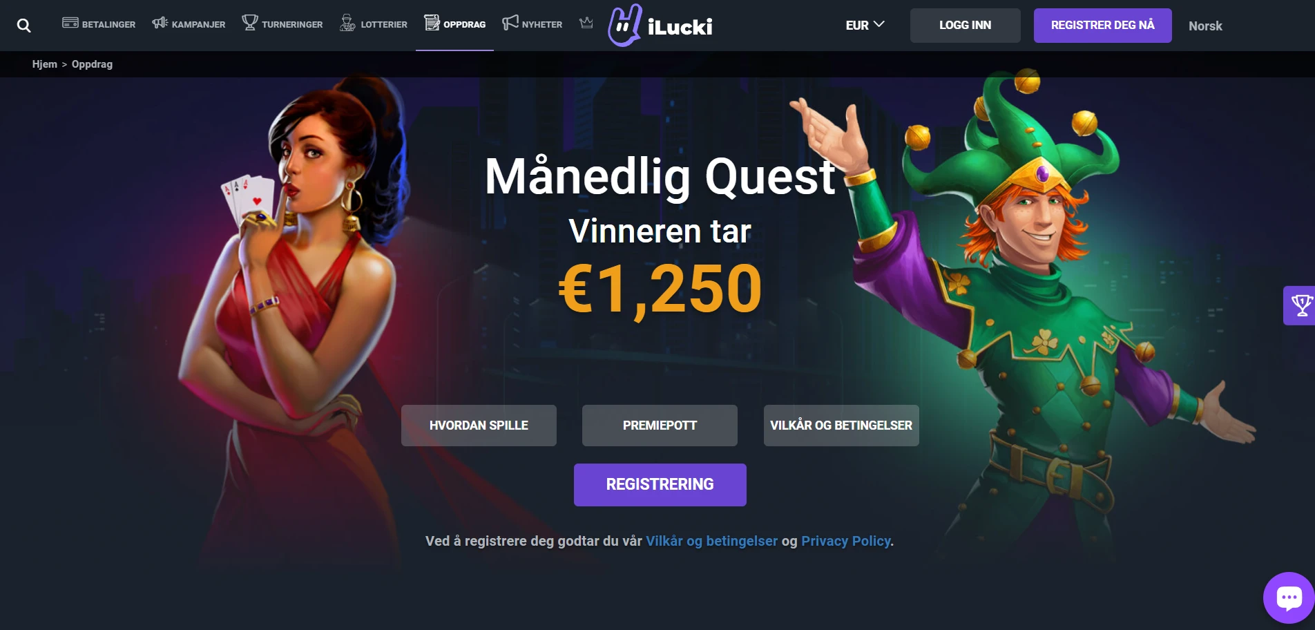 iLucki Casino Screenshot
