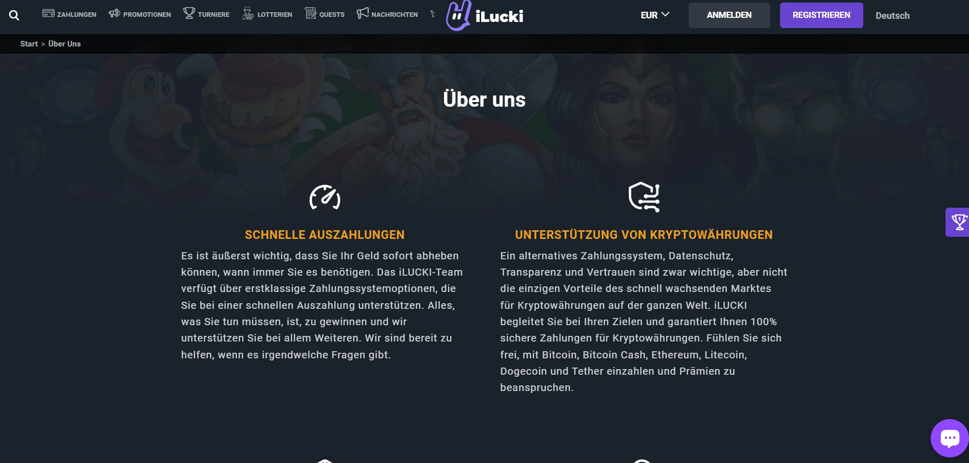 iLucki Casino Screenshot