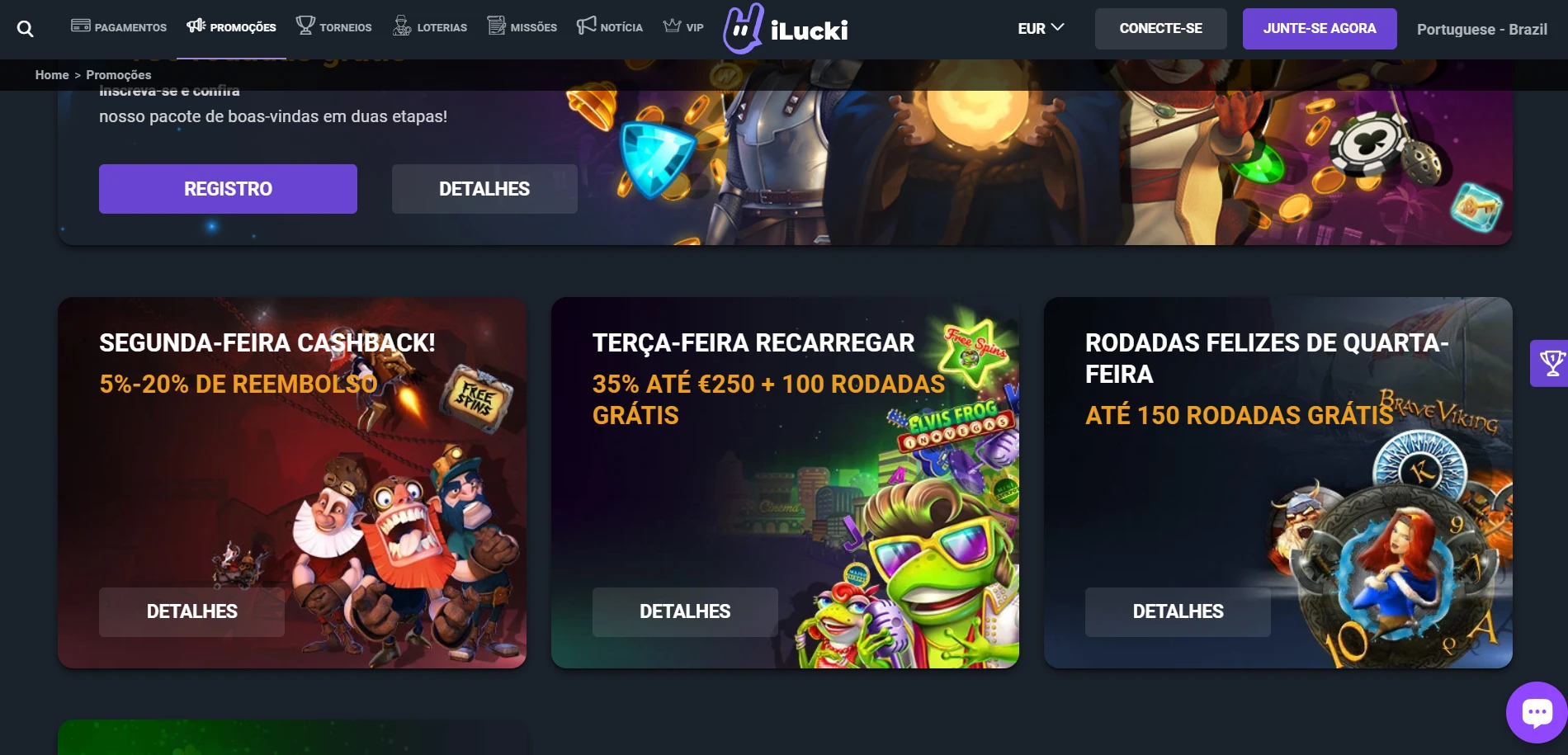 iLucki Casino Screenshot