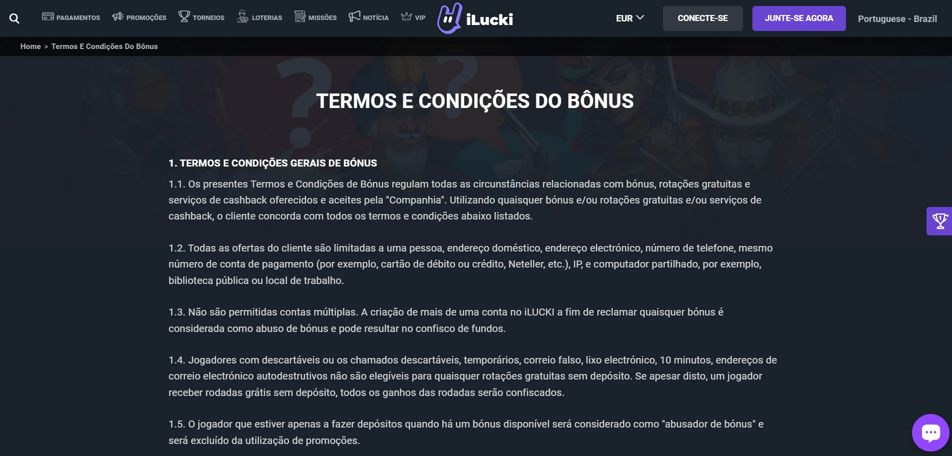 iLucki Casino Screenshot