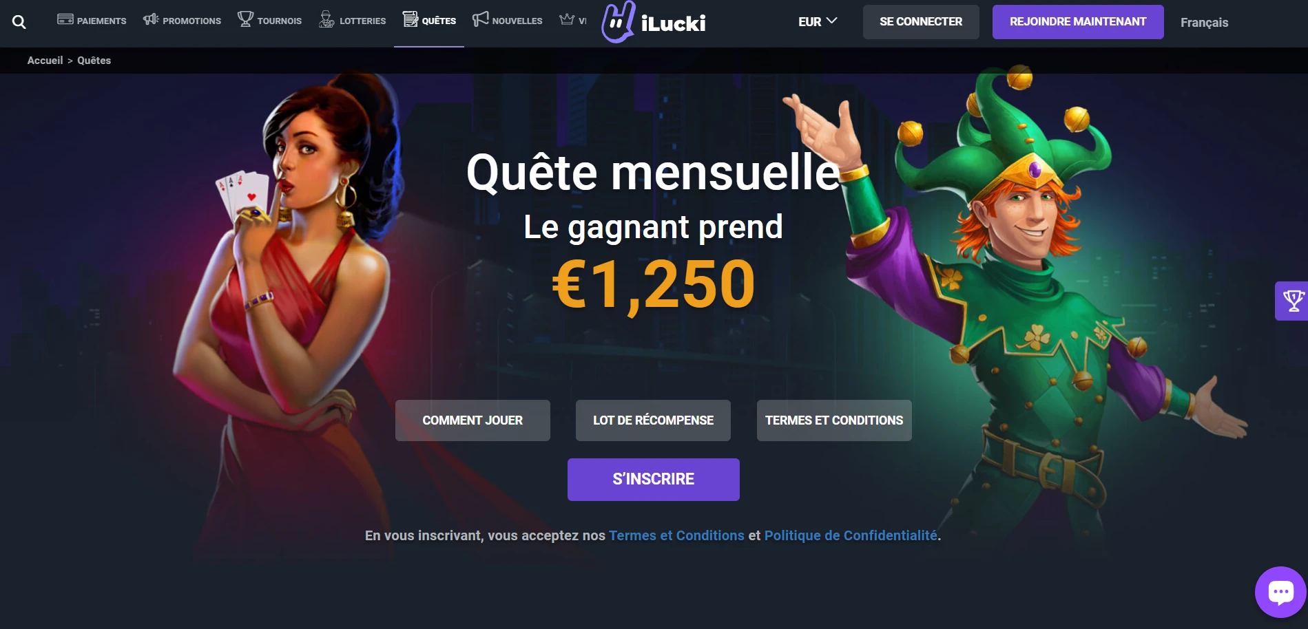 iLucki Casino Screenshot