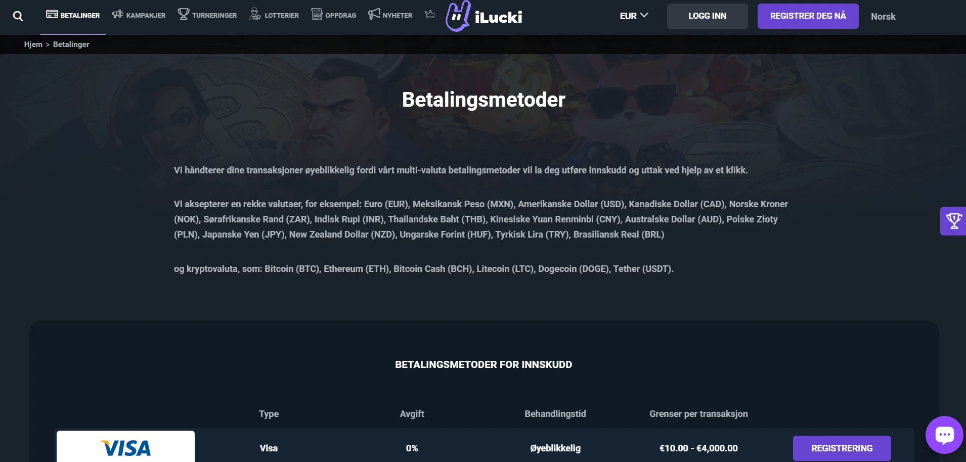 iLucki Casino Screenshot