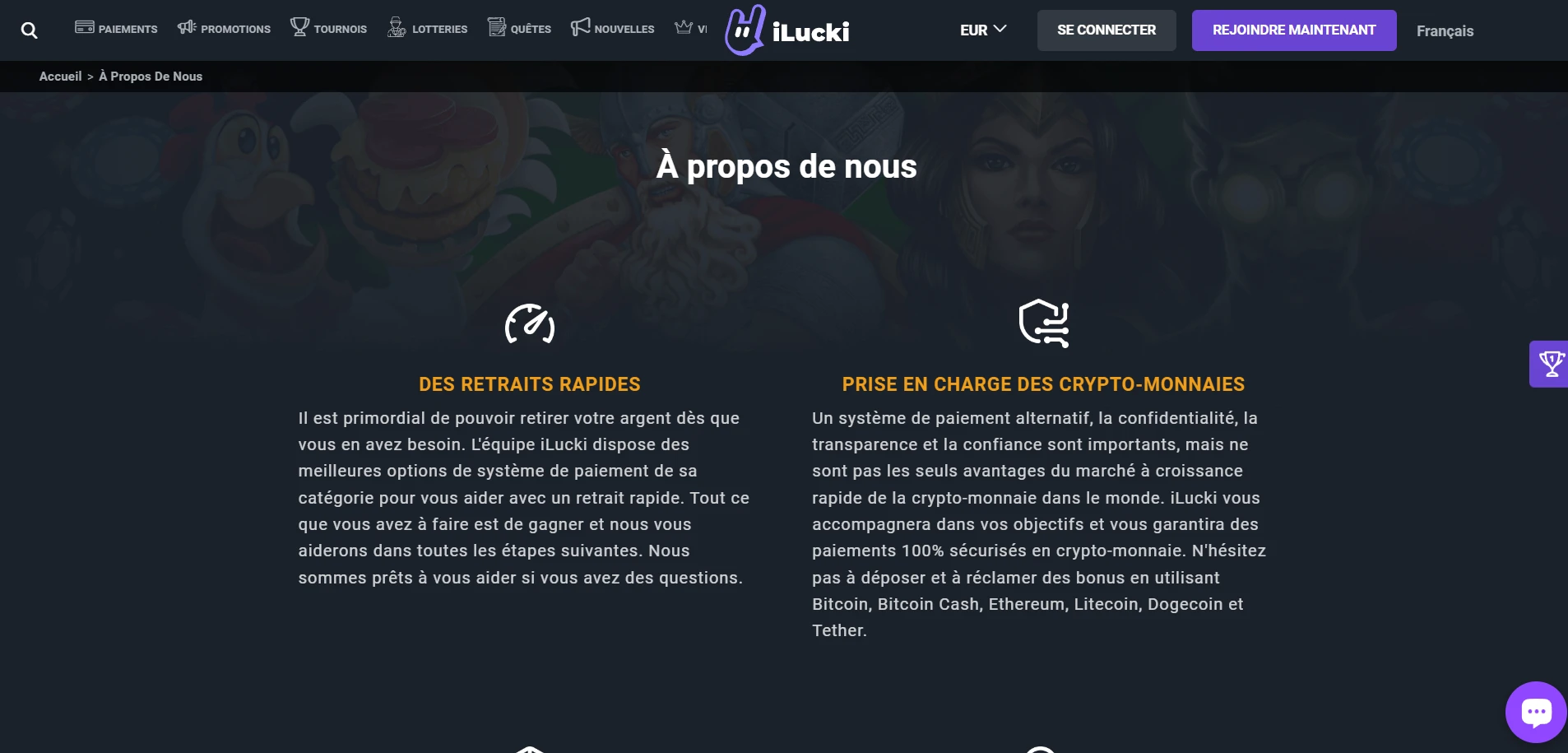 iLucki Casino Screenshot