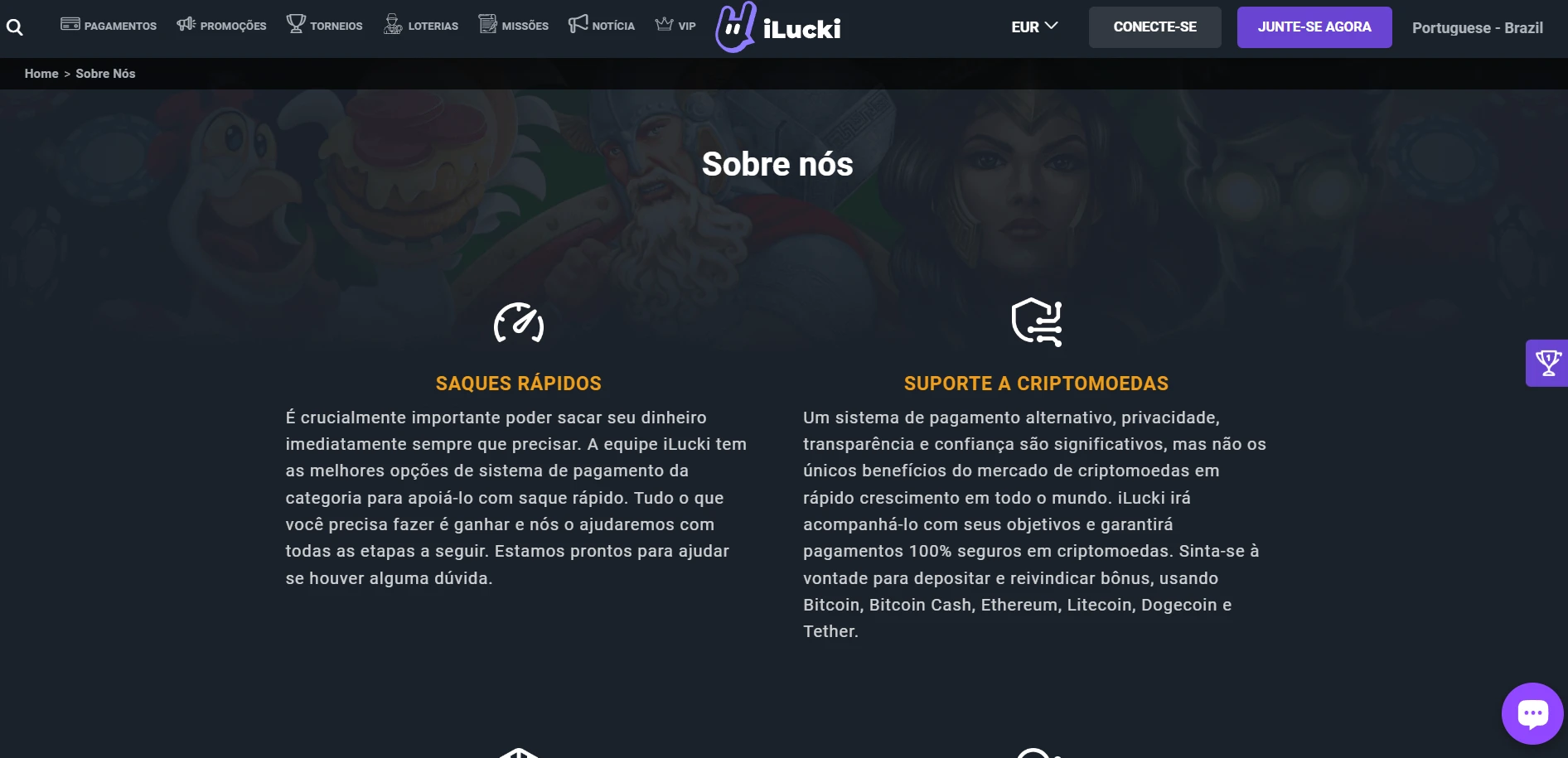iLucki Casino Screenshot