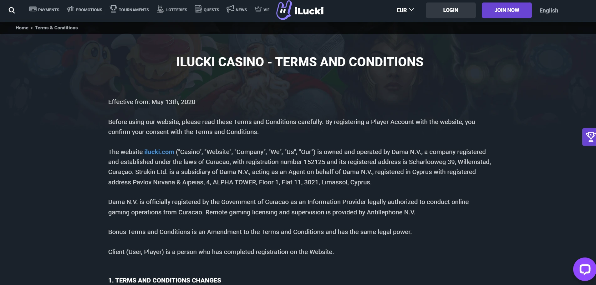 iLucki Casino Screenshot
