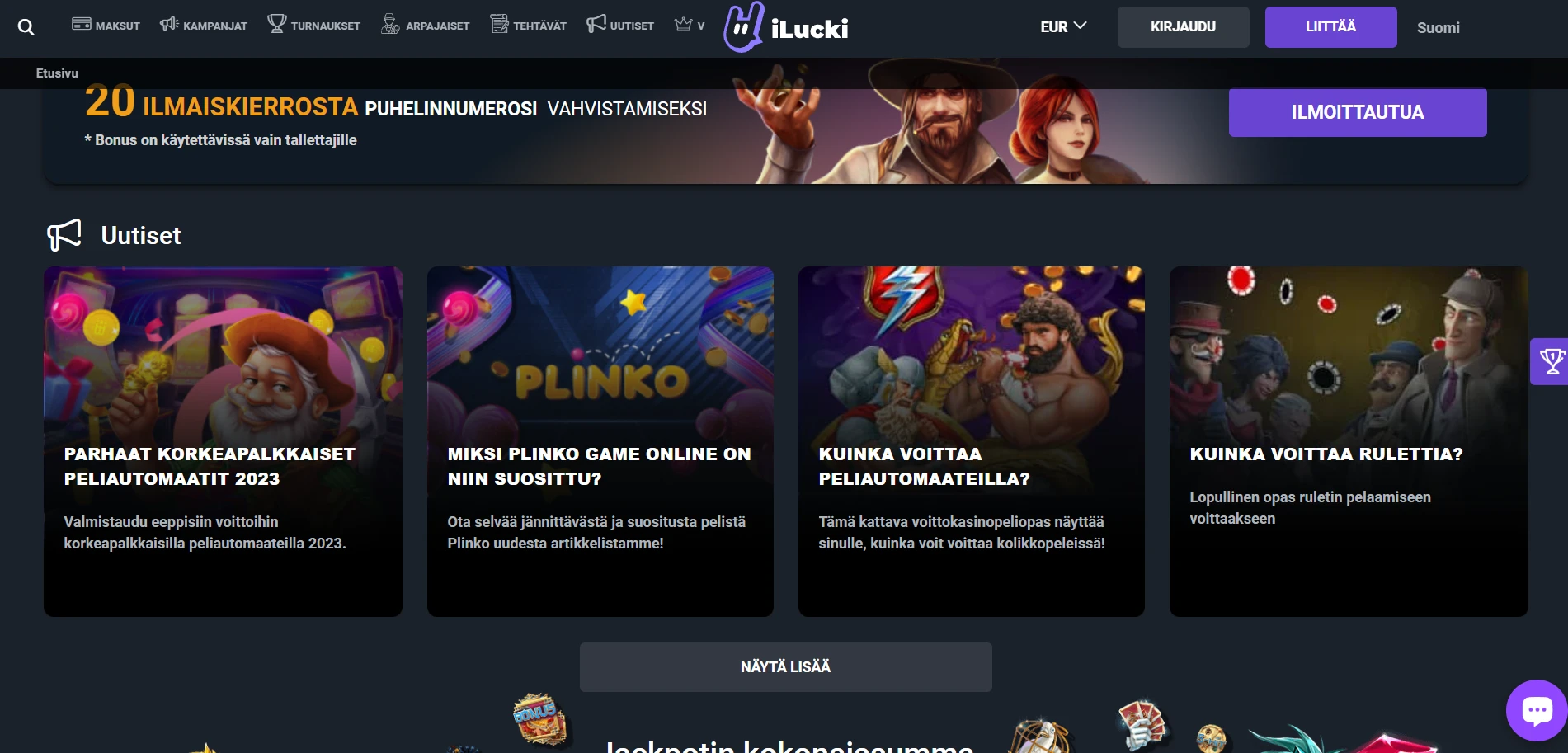 iLucki Casino Screenshot