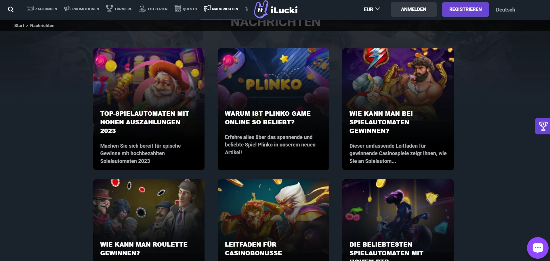 iLucki Casino Screenshot