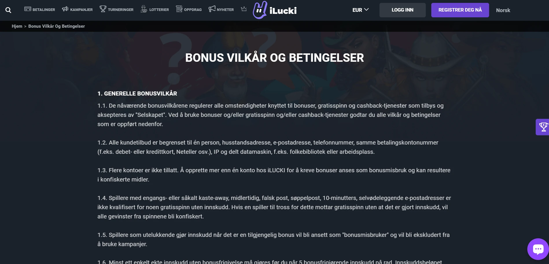 iLucki Casino Screenshot