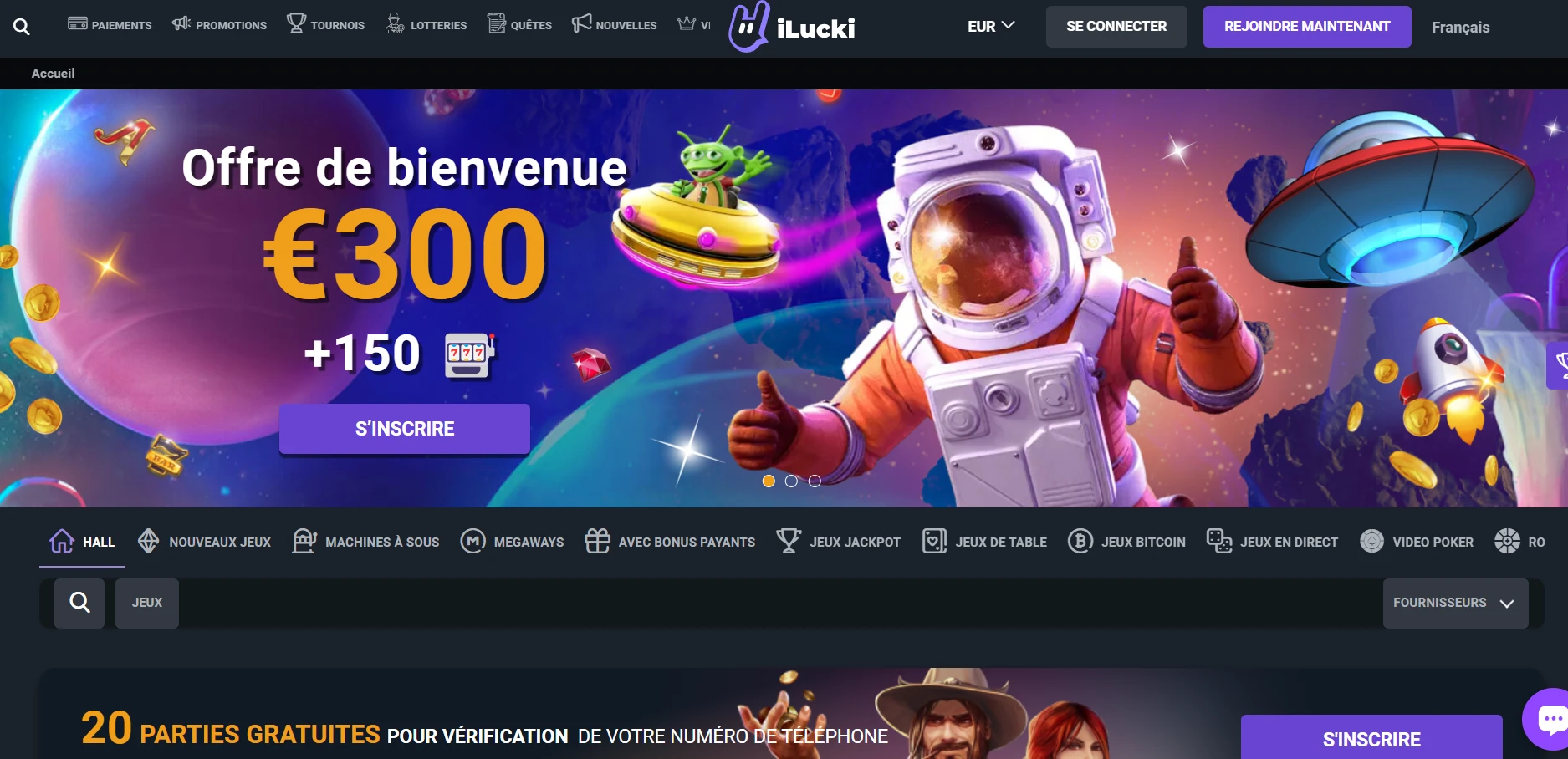 iLucki Casino Screenshot