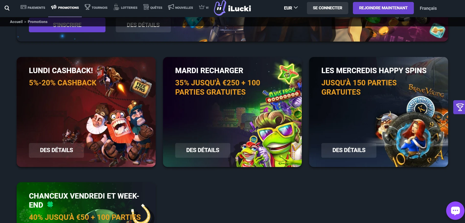 iLucki Casino Screenshot