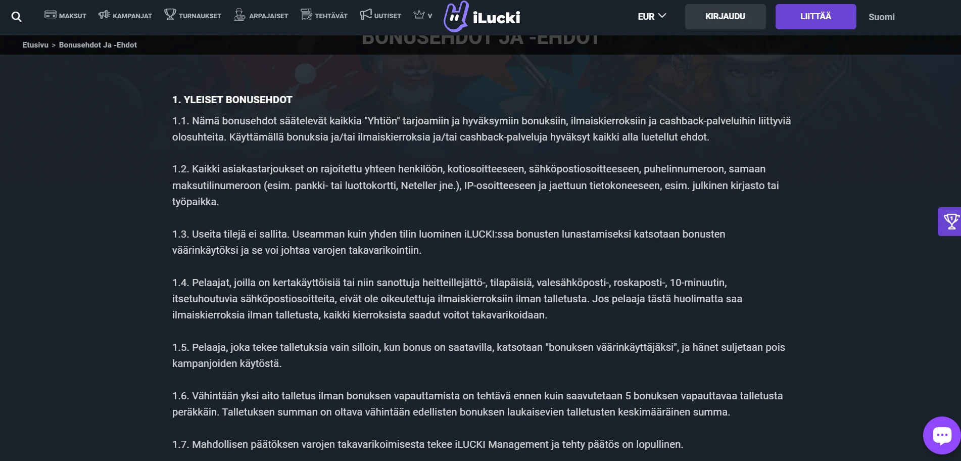 iLucki Casino Screenshot