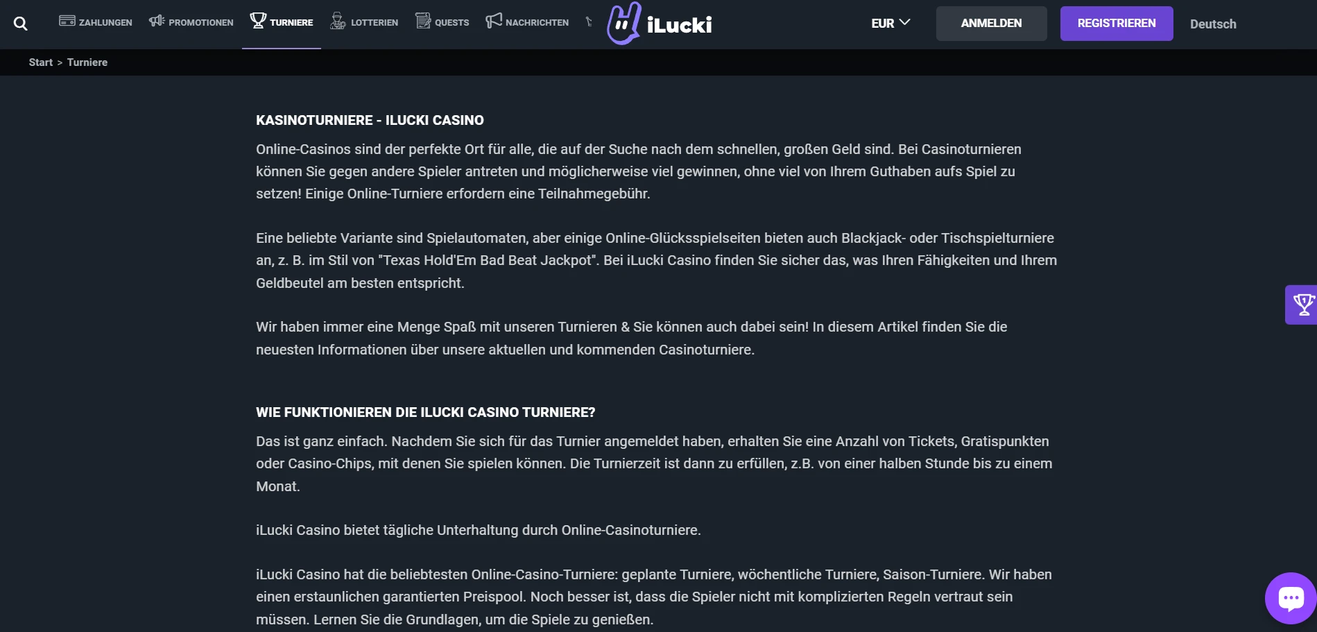 iLucki Casino Screenshot