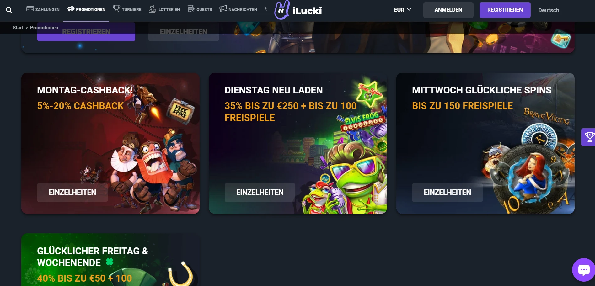 iLucki Casino Screenshot