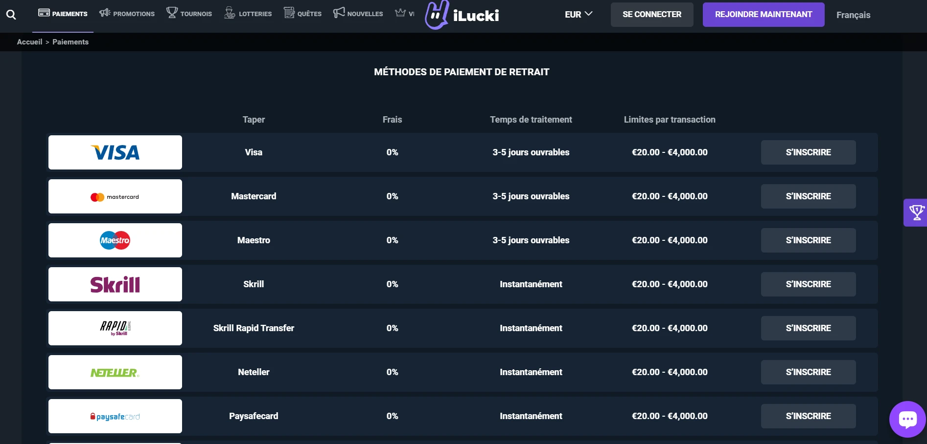 iLucki Casino Screenshot