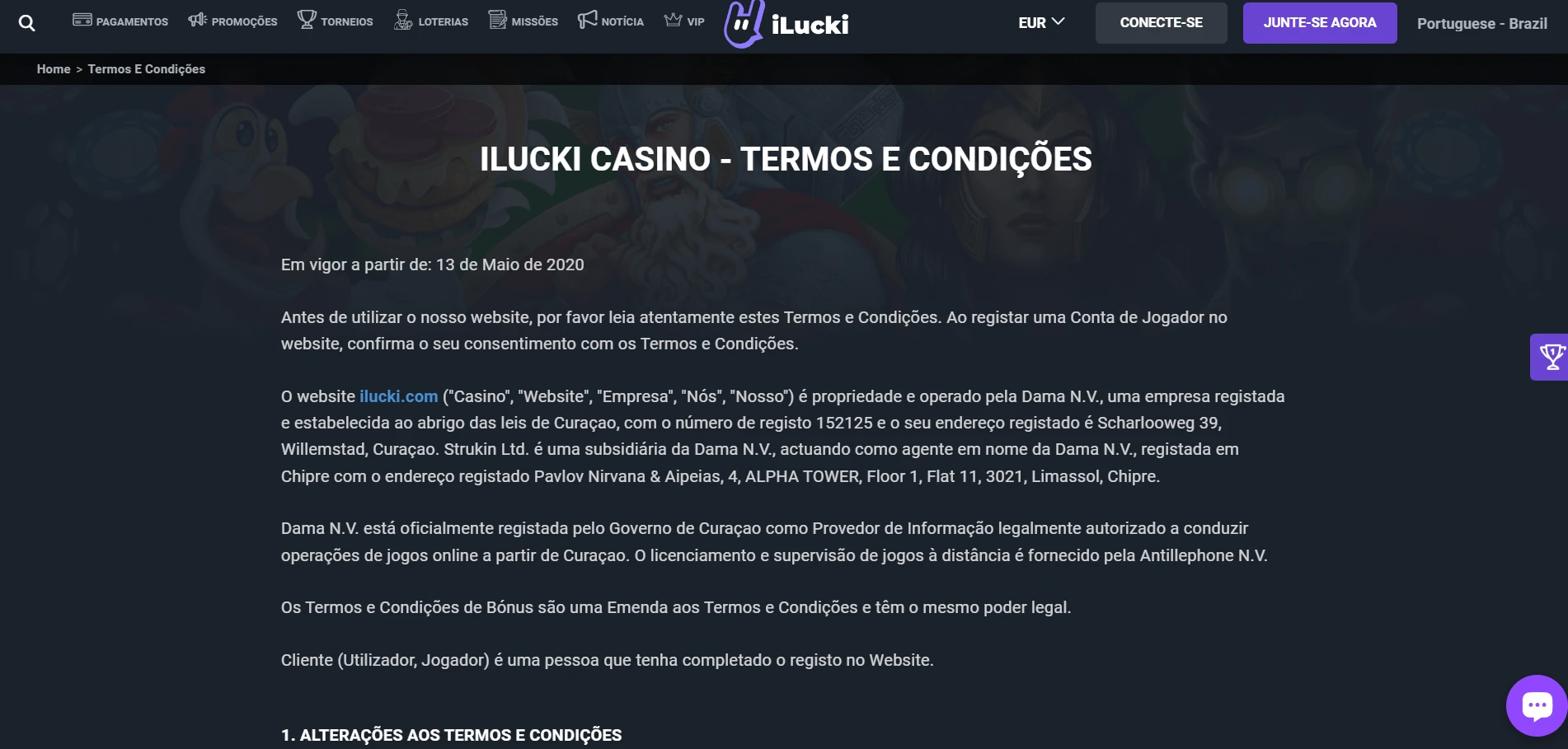 iLucki Casino Screenshot