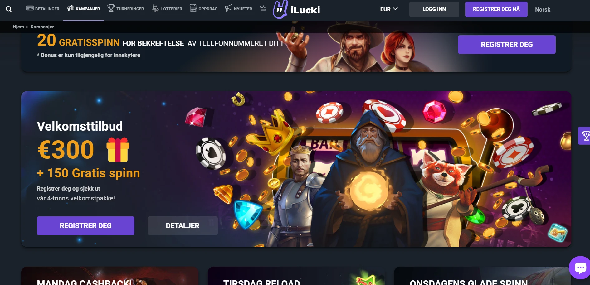 iLucki Casino Screenshot