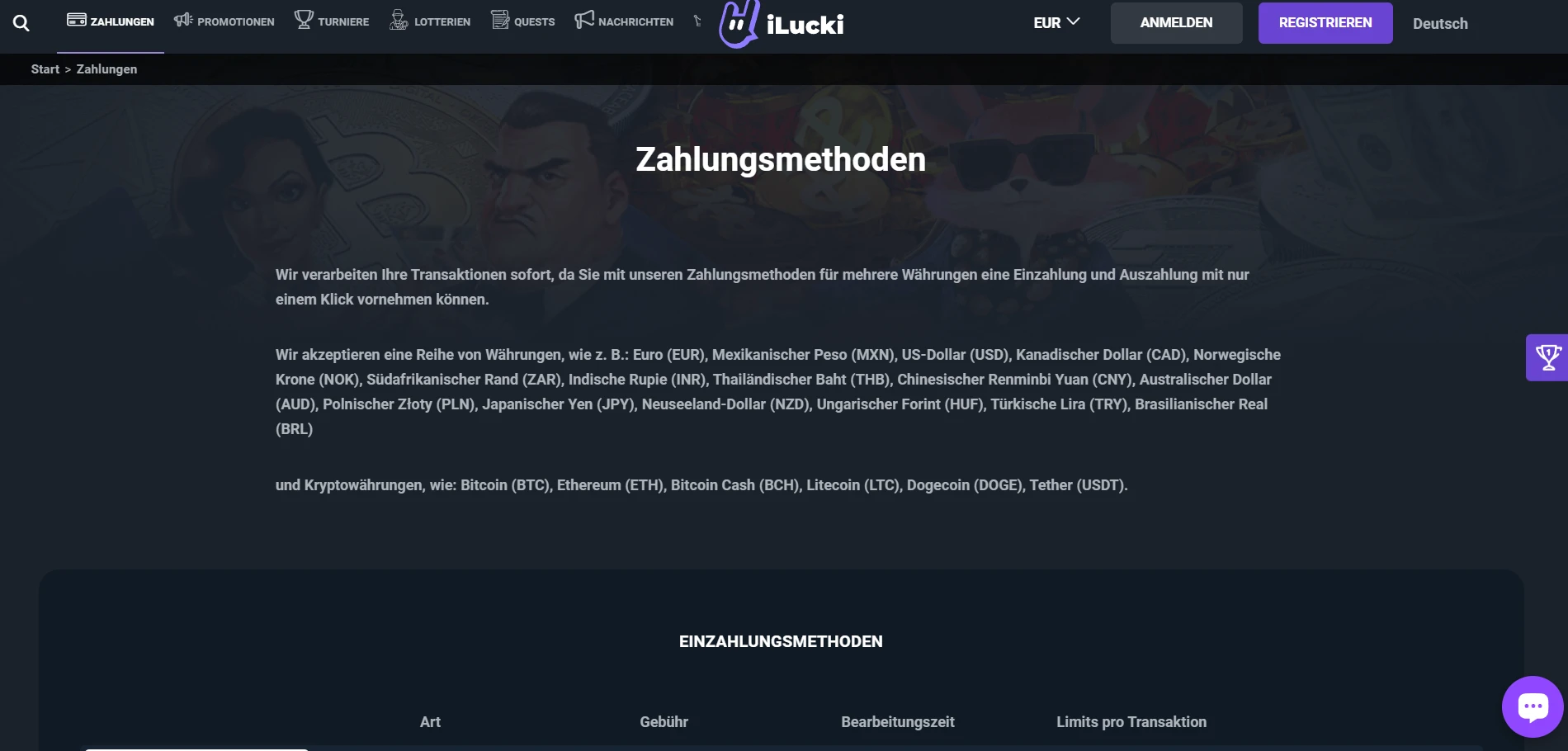 iLucki Casino Screenshot