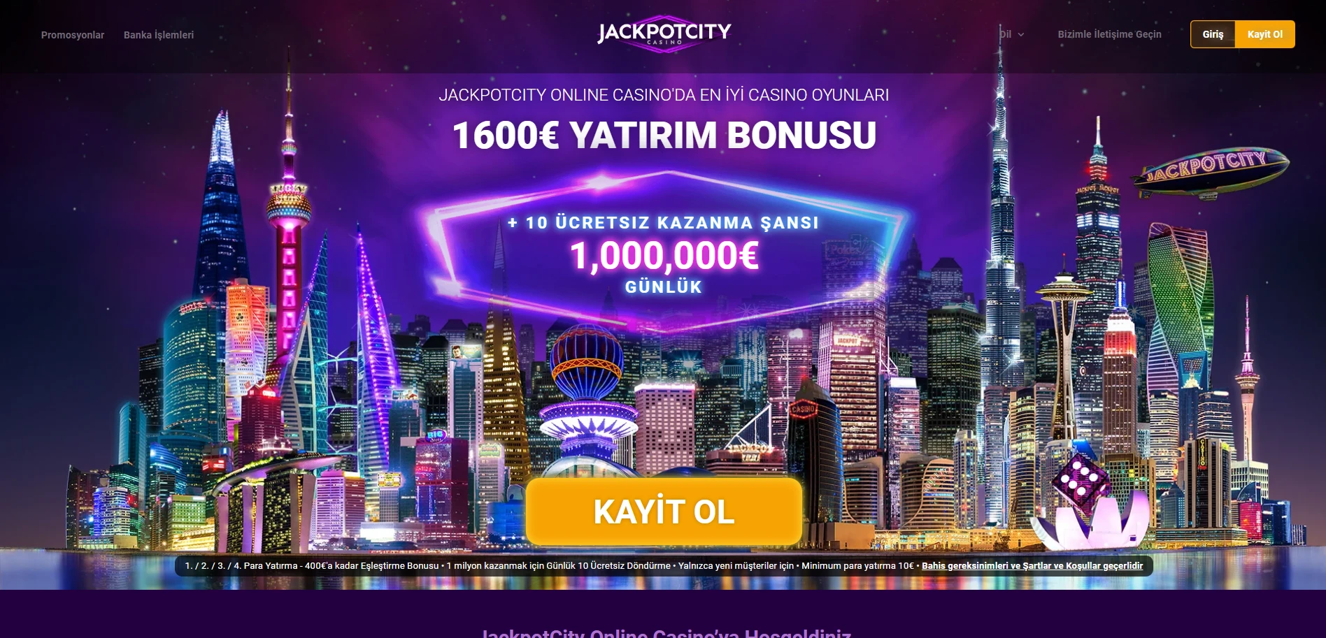 Jackpot City Casino Screenshot