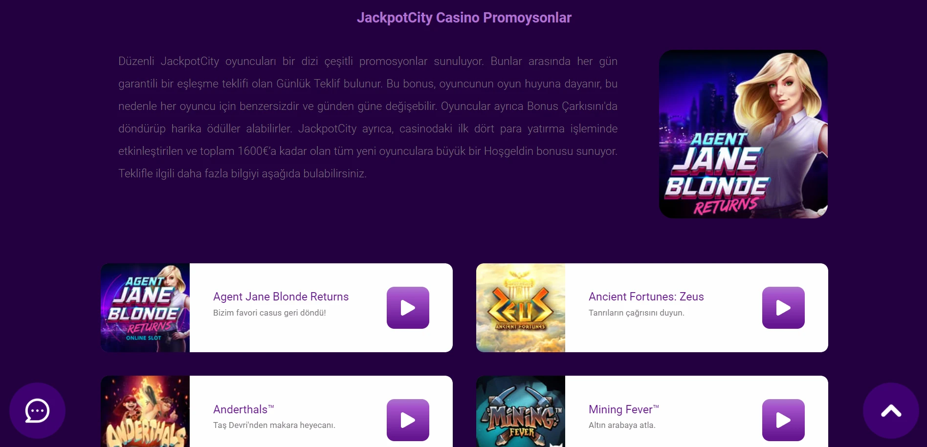 Jackpot City Casino Screenshot